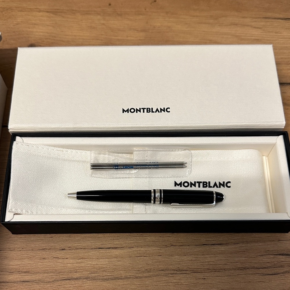 Montblanc 116 Meisterstuck Platinum Line Mozart ballpoint, extra ink